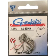 Gamakatsu ls-5314n no:14 nikel olta ığnesi 10adet