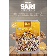 Ultra Lüks Karışık Kuruyemiş 110 gr x 5 Adet Şeffaf Tabak