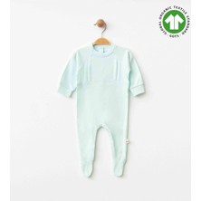 Eslenza Organik Patikli Erkek Bebek Tulum - Bebe Mavi