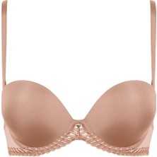 Aubade Sheer Emotion Bandeau Sütyen, Balenli, Çıkarılabilir Askılı ve Grafik Işlemeli Model