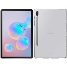 Tuva Teknoloji Samsung Galaxy Tab S7 Plus T970 Kılıf  Uyumlu  Tablet Süper Silikon Kapak-Renksiz