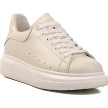 Hakiki Deri Erkek Beyaz Sneaker Marcomen 152-21028 M