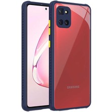 Uzaklarda Arama  Samsung Galaxy A81 (Note 10 Lite) Kılıf ​​uzrm Kaff Kapak-Lacivert