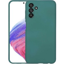Uzaklarda Arama Samsung Galaxy A04S Kılıf Uzrm Mara Laaakan Kapak-Koyu Yeşil