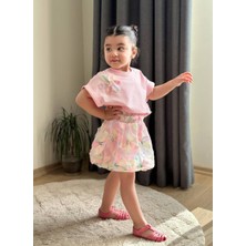 Berme Kids Kız Çocuk Balon Etekli 2 Li Takım