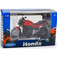 Welly 2018 Honda NC750 S 1/18 Ölçek Welly Motosiklet Metal Model Motosiklet Oyuncak Araba Koleksiyon