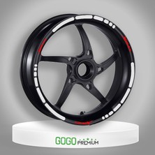 Reflektör Beyaz I Yamaha Xmax Uyumlu 1 Set Jant Şeridi