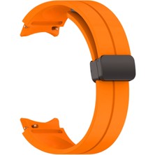 Uzaklarda Arama Galaxy Watch 4 40MM Uyumlu Krd-84 Uyumlu Kordon  - Açık Turuncu