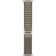 Uzaklarda Arama Watch 42MM Uyumlu Krd-74 Hasır Kordon  - Açık Yeşil
