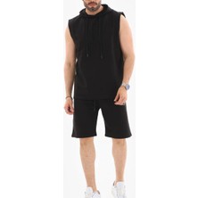 Kapüşonlu Kolsuz Spor Atlet & Fitness Atlet