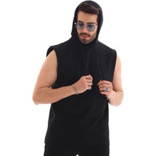 Kapüşonlu Kolsuz Spor Atlet & Fitness Atlet