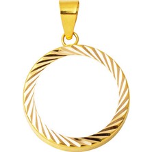 14 Ayar Tam Altın Takılabilen Kolye Ucu