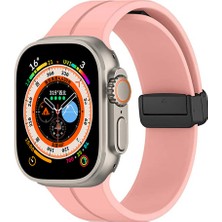 Uzaklarda Arama Watch Ultra 49MM Uyumlu Krd-84 Uyumlu Kordon  - Rose Gold