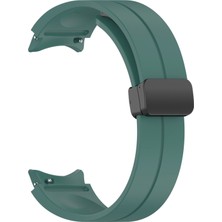 Uzaklarda Arama Galaxy Watch 5 44MM Uyumlu Krd-84 Uyumlu Kordon  - Koyu Yeşil