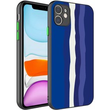 Uzaklarda Arama  Apple iPhone 11 Kılıf Kamera Korumalı Renkli Temperli Uzrm X-Cam Kapak-No6