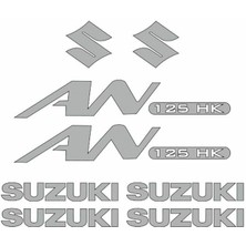 Suzukı An 125 Hk Uyumlu Sticker Set