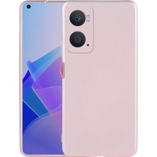 Uzaklarda Arama  Oppo A96 4g Kılıf Uzrm Premier Silikon Kapak-Rose Gold