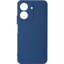 Uzaklarda Arama  Xiaomi Poco C65 Kılıf Uzrm Biye Silikon-Lacivert