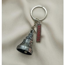 Anahtarlık Metal Zil Çan Tasarım Çanta Araba Cüzdan Süsü