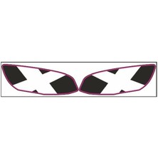 Yamaha R25 2019 - 2024 Uyumlu Far Sticker 004