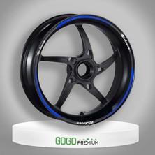 Reflektör Mavi Bajaj Pulsar Uyumlu 1 Set Jant Şeridi