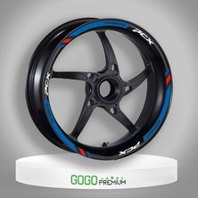 M Power Mavi Honda Pcx Uyumlu 1 Set Jant Şeridi