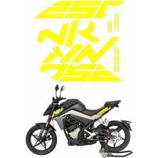 Cf Moto 250 Nk Sticker Seti Flo Sarı