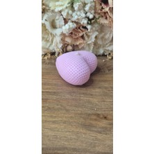 Dekoratif Küçük Kalp Mum Pembe