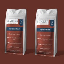 Verokka Espresso Blend Yoğun Içimli  Kahve 500G (2X250G Avantajlı Ikili Paket)