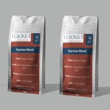 Verokka Espresso Blend Yoğun Içimli  Kahve 500G (2X250G Avantajlı Ikili Paket)