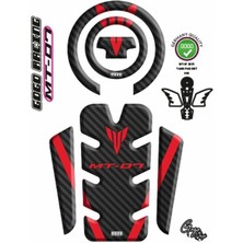 Yamaha MT07  2021 - 2024 Uyumlu Tank Pad 002
