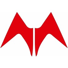 Mondial Mh Drift 2011 - 2020 Uyumlu Kırmızı Ön Siperlik Yan Sticker