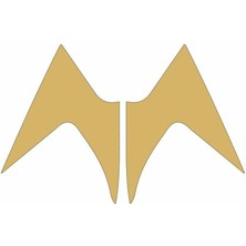 Mondial Mh Drift 2011 - 2020 Uyumlu Gold Ön Siperlik Yan Sticker