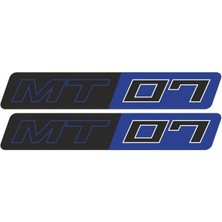 Yamha MT07 Uyumlu Mavi 15X2 cm Damla Sticker
