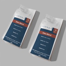 Verokka Filtre Kahve Harmanı - Koyu Çikolata & Fındık Notalı 2X250G