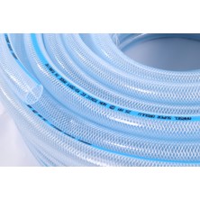 Süper Örgülü Şeffaf Hortum (Iç Çap 12,5 Mm) (1/2'') (100METRE)