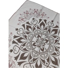 Mısırlı Eşarpları Emprime Krep Etnik Desen Eşarp