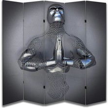 Insan Temalı Özel Tasarım Paravan Room Divider 180 x 200 cm