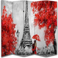 Mimari Temalı Özel Tasarım Paravan Room Divider 180 x 200 cm