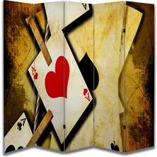 Şans Temalı Özel Tasarım Paravan Room Divider 180 x 200 cm