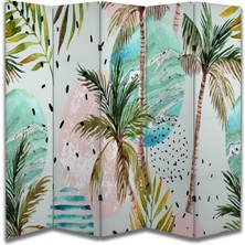 Doğa Temalı Özel Tasarım Paravan Room Divider 180 x 200 cm
