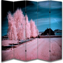 Manzara Temalı Özel Tasarım Paravan Room Divider 180 x 200 cm