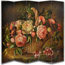Doğa Temalı Özel Tasarım Paravan Room Divider 180 x 200 cm