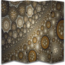 Motifli Özel Tasarım Paravan Room Divider 180 x 200 cm