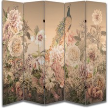 Doğa Temalı Özel Tasarım Paravan Room Divider 180 x 200 cm