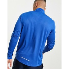 Nike M Nk Df Pacer Top Hz Erkek Lacivert T-Shirt - BV4755-453