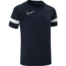 Nike Y Nk Df ACD21 Top Ss Unisex Gri T-Shirt - CW6103-451