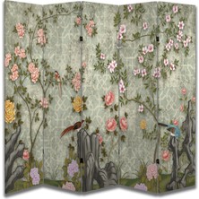 Doğa Temalı Özel Tasarım Paravan Room Divider 180 x 200 cm