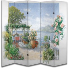 Manzara Temalı Özel Tasarım Paravan Room Divider 180 x 200 cm