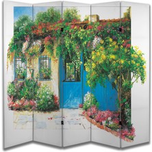 Manzara Temalı Özel Tasarım Paravan Room Divider 180 x 200 cm